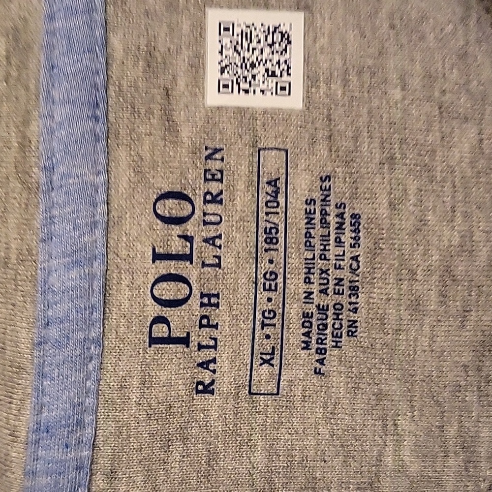 Men's Polo by Ralph Lauren Luxury  Jersey Quarter-Zip Pullover (NWT) Size XL - Picture 3 of 9